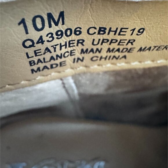 Korks Booties Womens 10 Gemini Leather Ankle Boots Rustic Western Zipper Block H - Picture 11 of 11